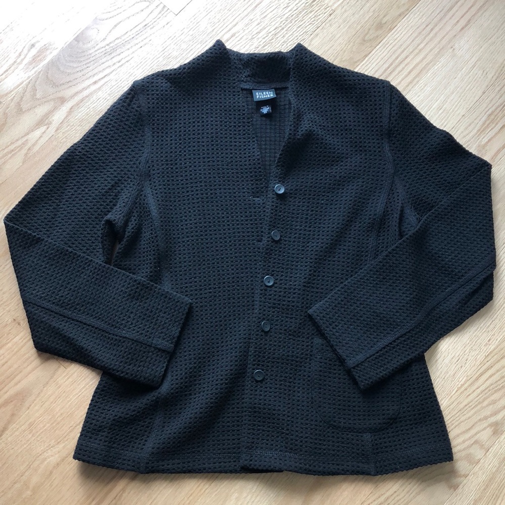 EILEEN FISHER WAFFLE BLAZER
